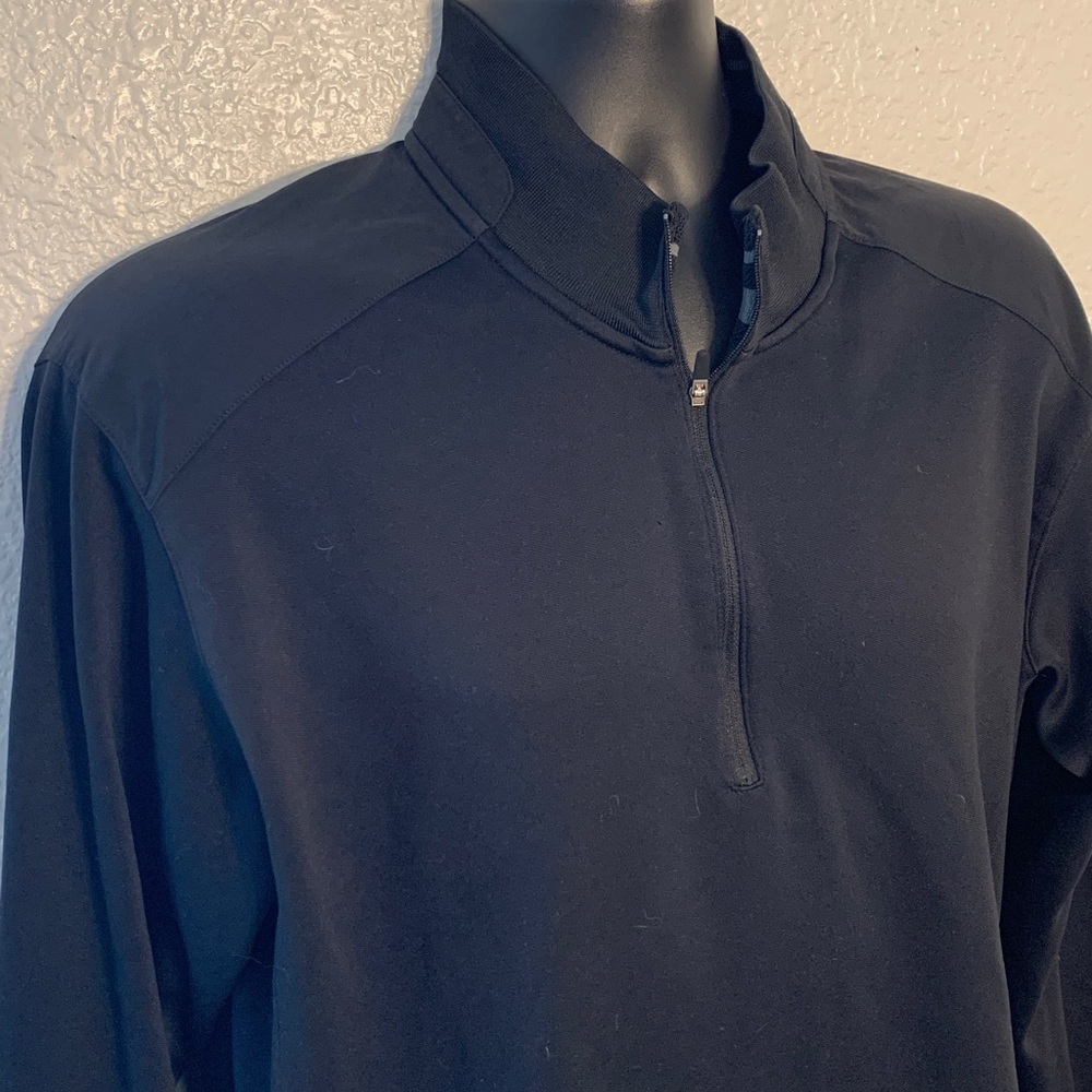 Nike golf men’s size large Black Quarter-Zip Pullover - Picture 5 of 8